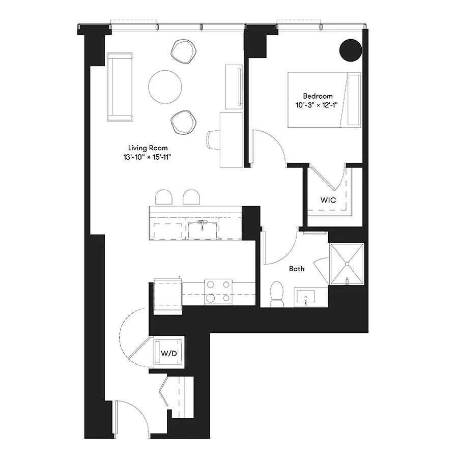 Unit 3202 floor plan