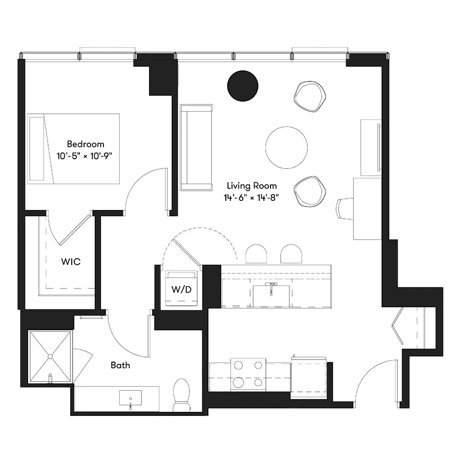Unit 1803 floor plan