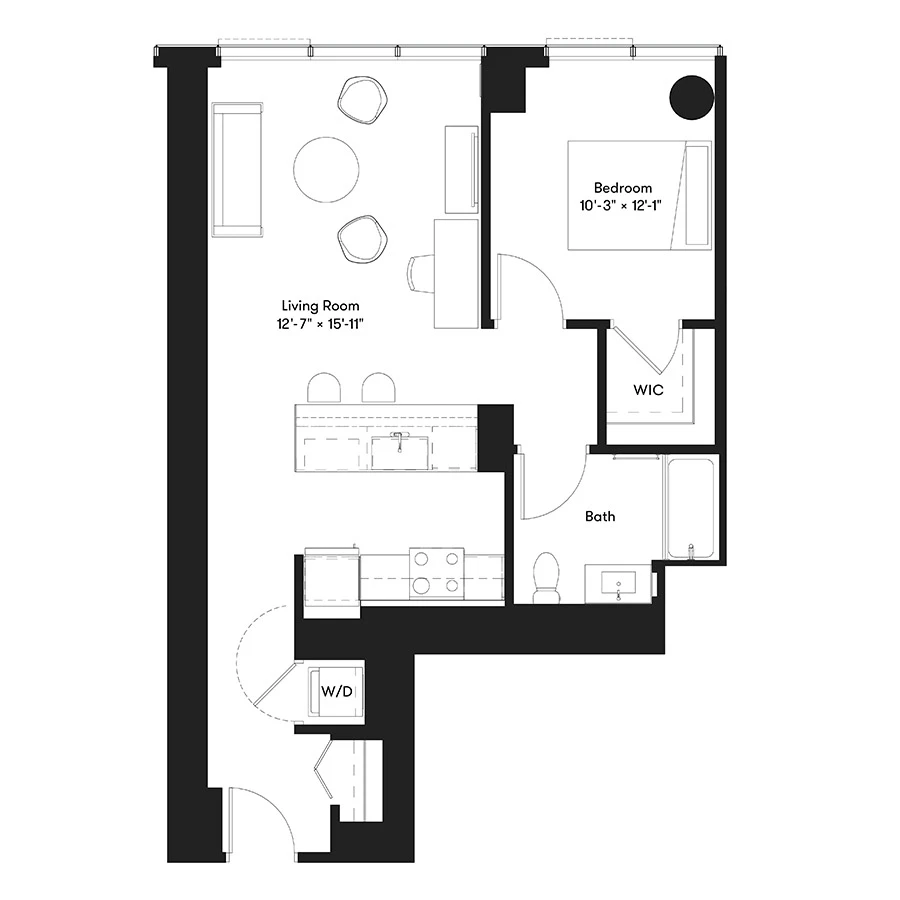 Unit 1702 floor plan