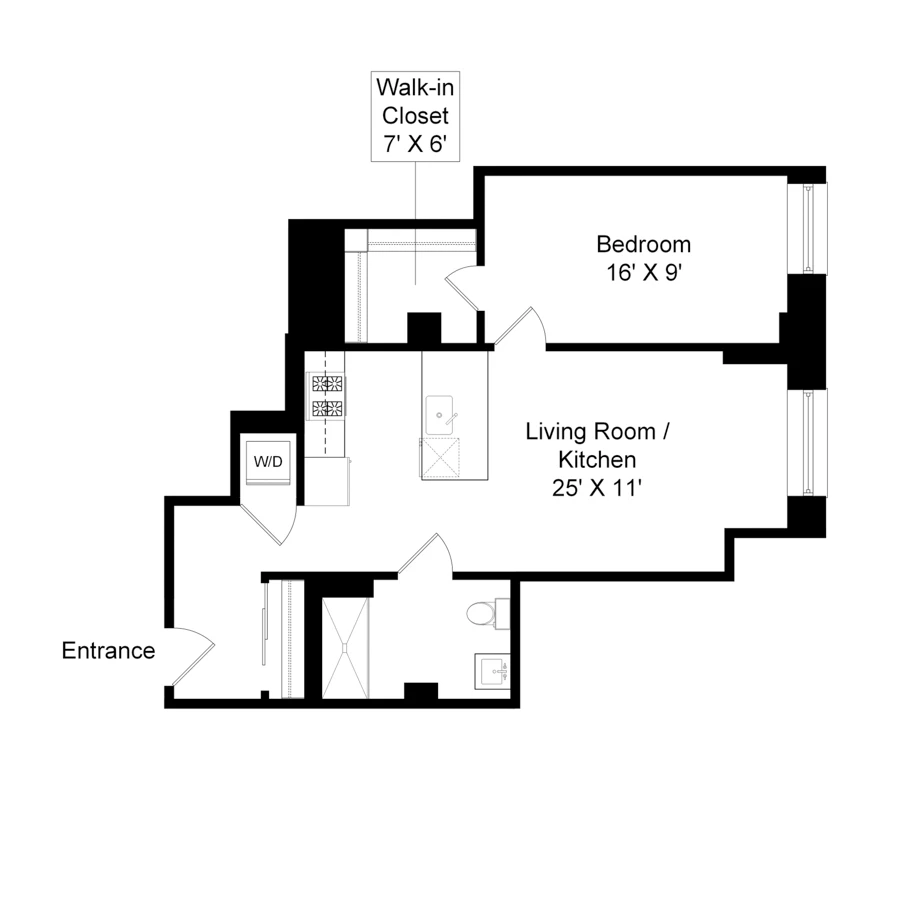 Unit 907 floor plan