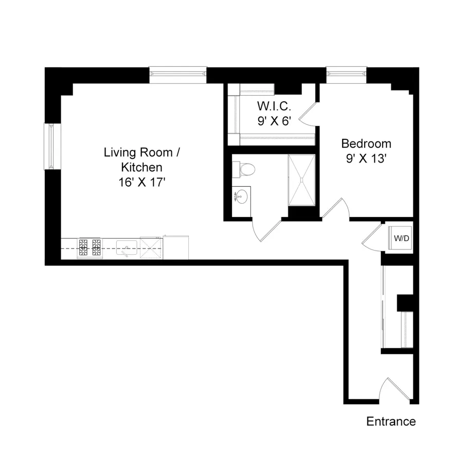 Unit 401 floor plan