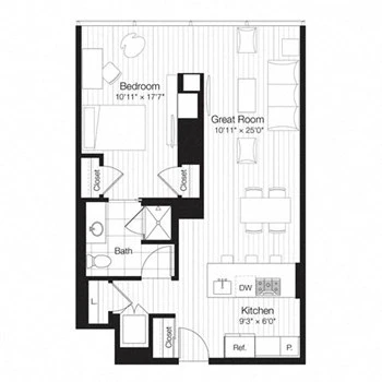 Unit 2810 floor plan