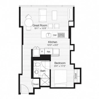 Unit 2913 floor plan