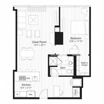 Unit 4208 floor plan