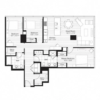 Unit 4701 floor plan