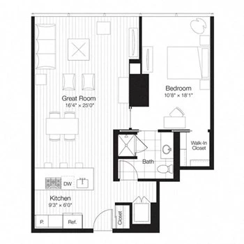 Unit 2309 floor plan