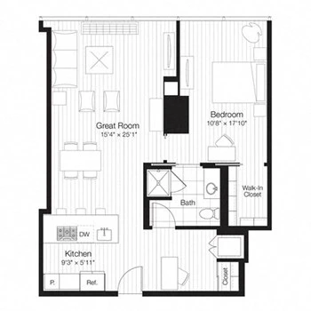 Unit 3806 floor plan