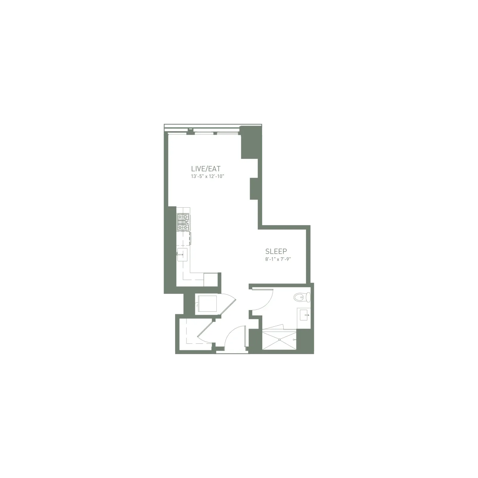 Unit 1013 floor plan