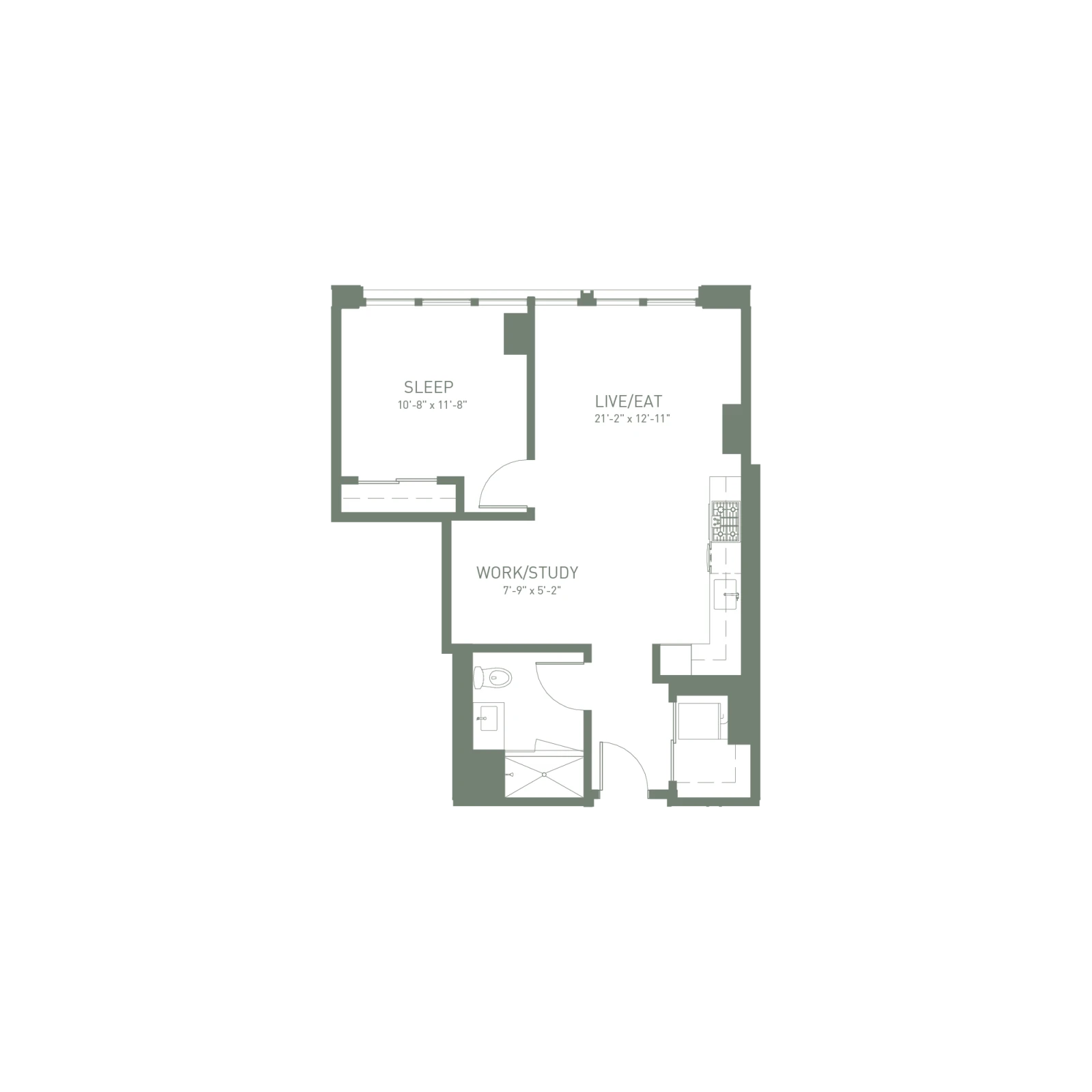 Unit 712 floor plan