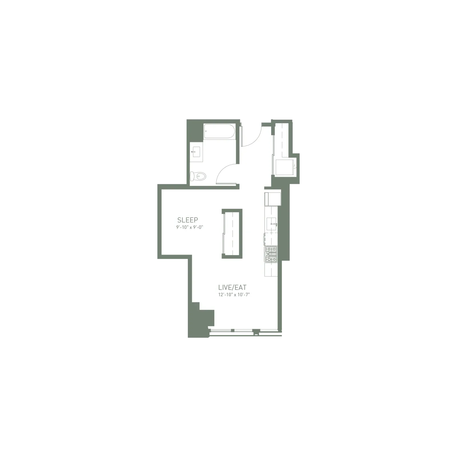 Unit 905 floor plan