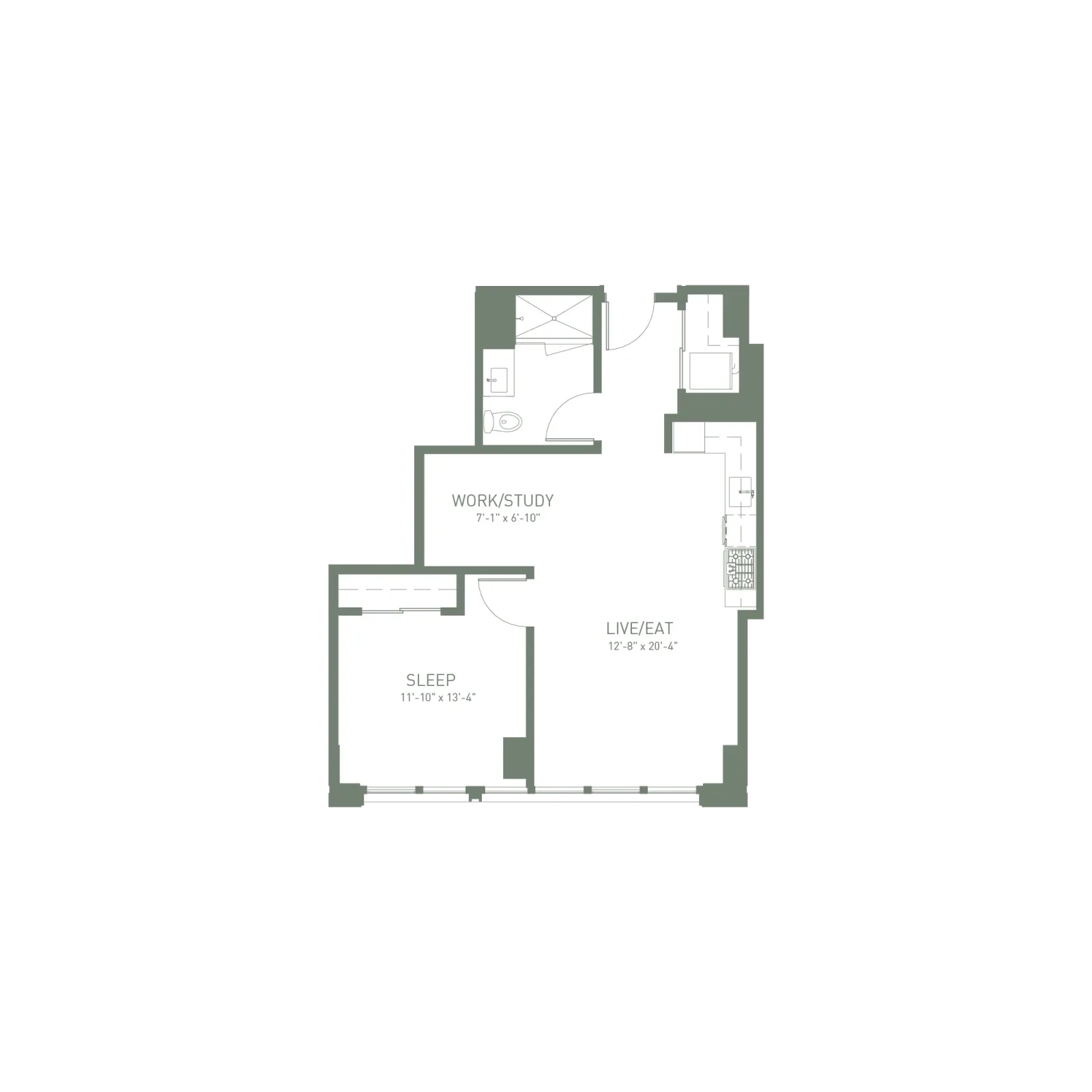Unit 803 floor plan