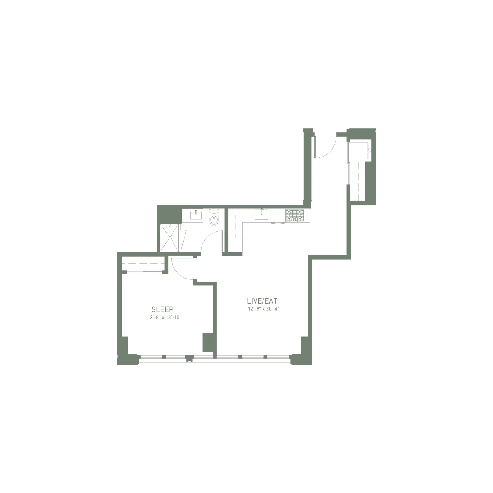 Unit 602 floor plan