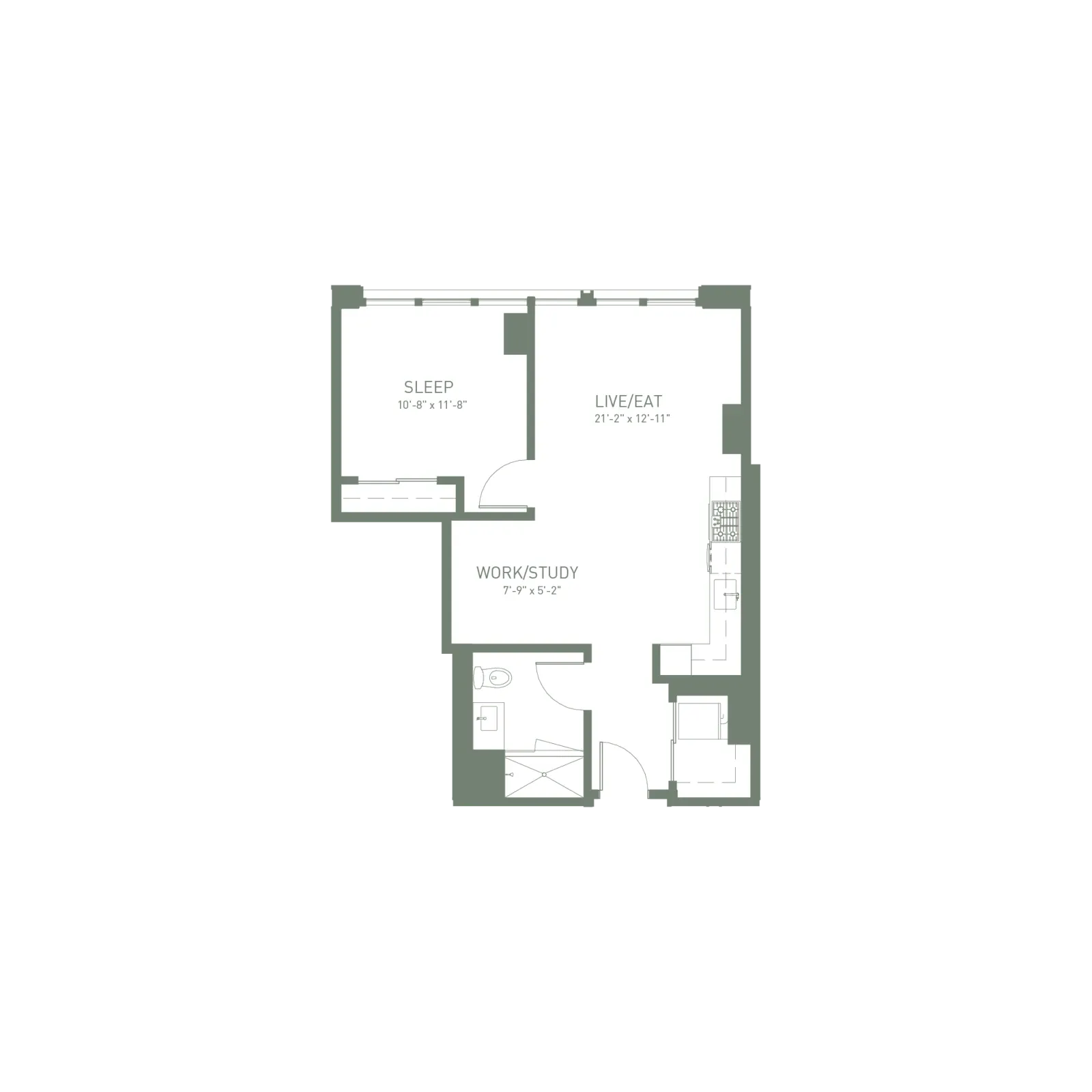 Unit 712 floor plan