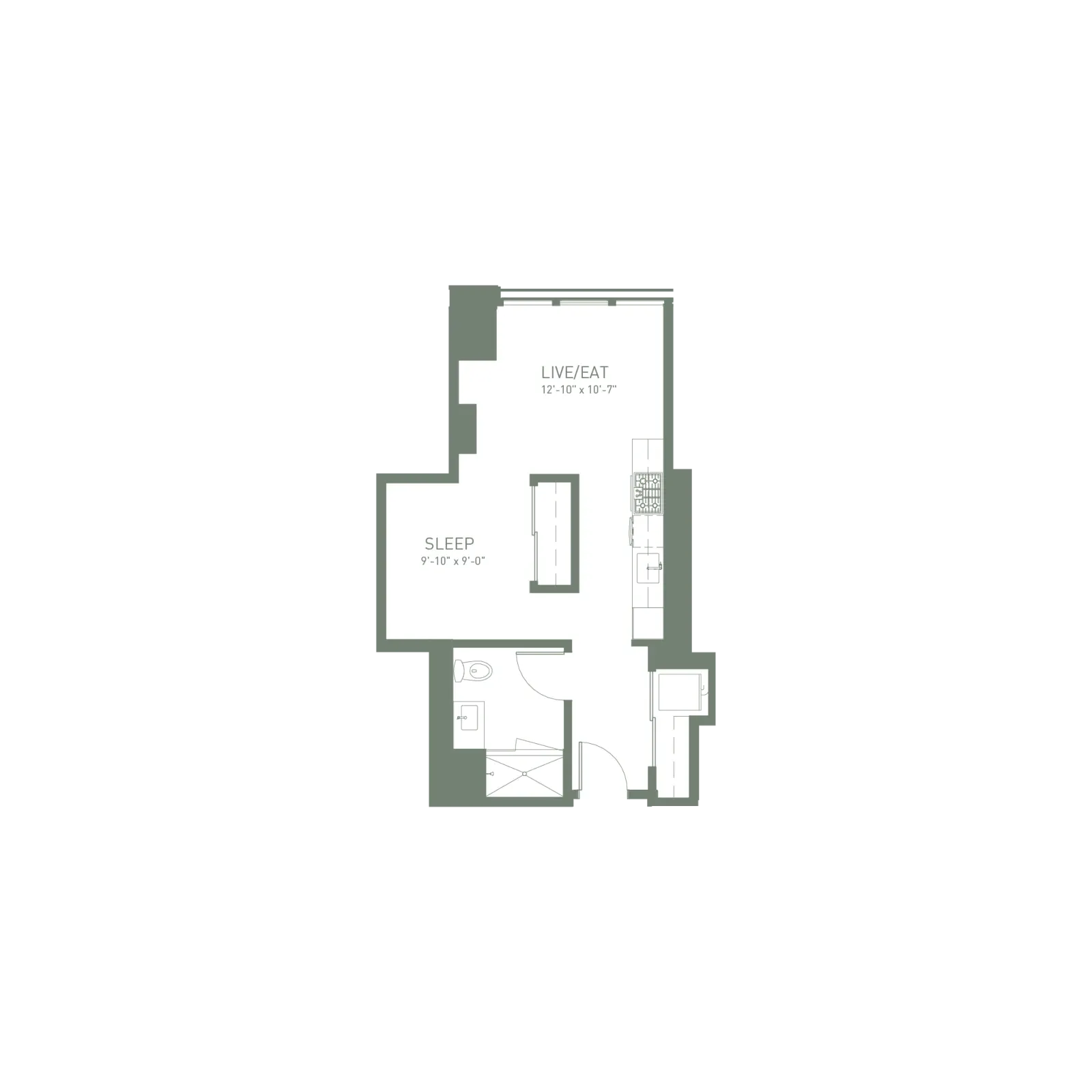 Unit 1114 floor plan