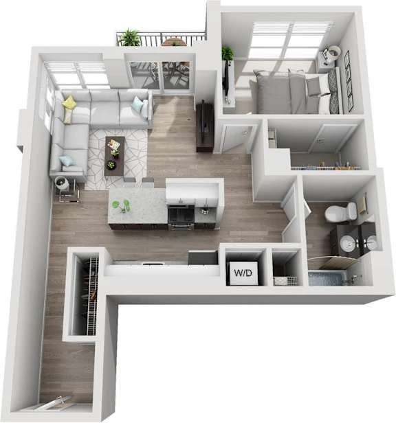 Unit 1010 floor plan