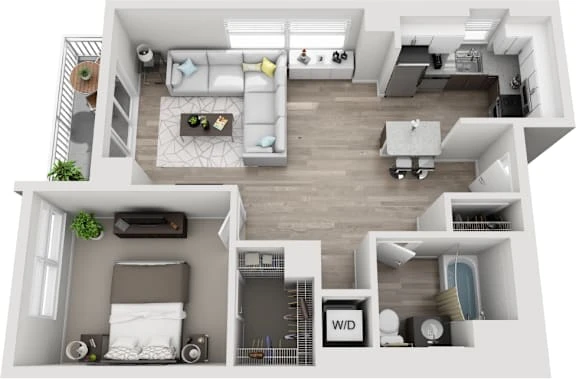 Unit 1606 floor plan