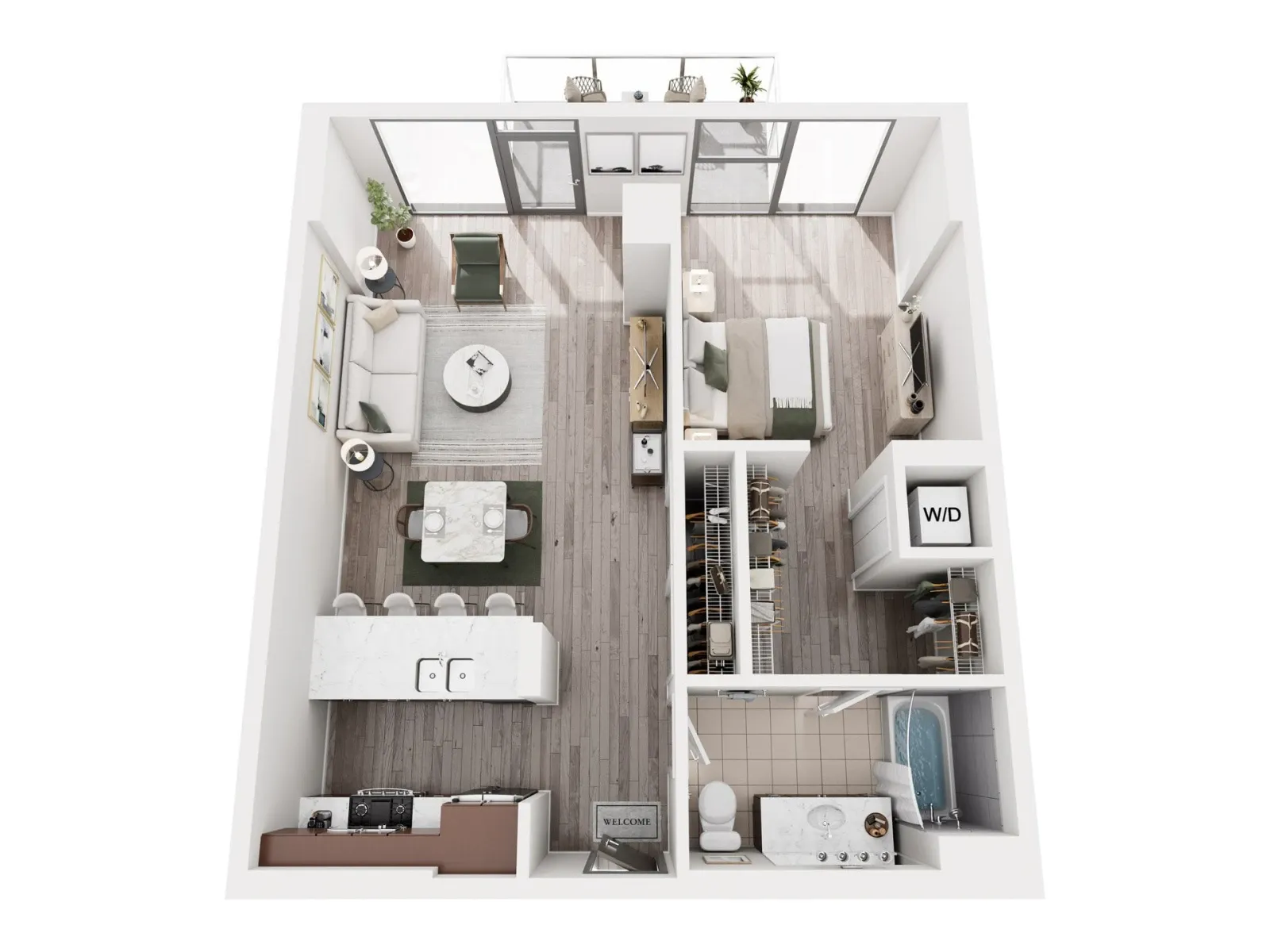 Unit 1305 floor plan