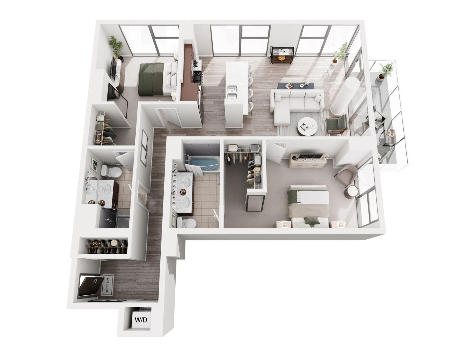 Unit 1010 floor plan