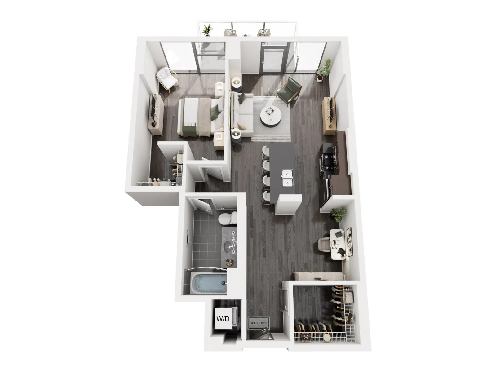 Unit 0514 floor plan