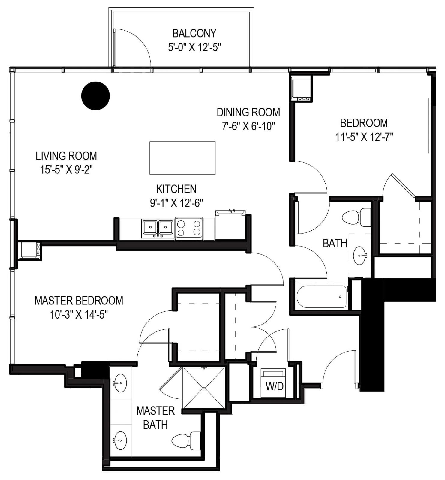 Unit 2901 floor plan