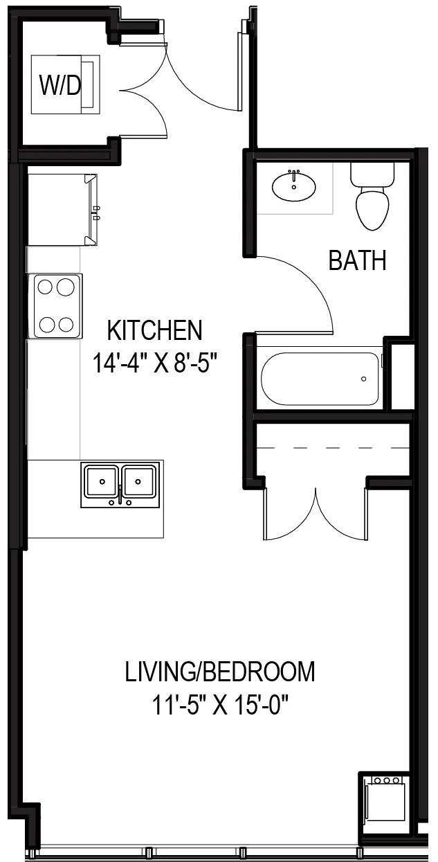 Unit 1109 floor plan