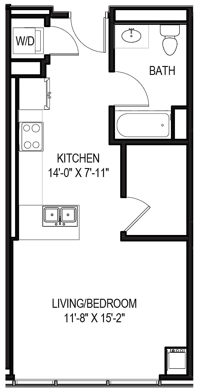 Unit 608 floor plan