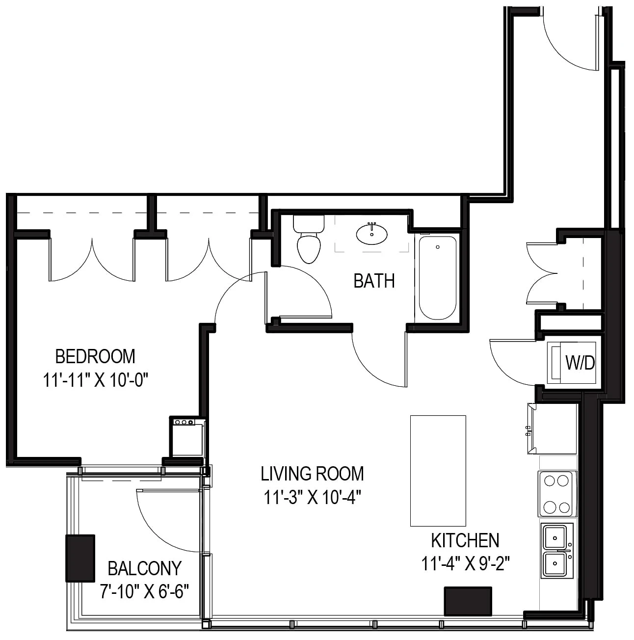 Unit 1112 floor plan