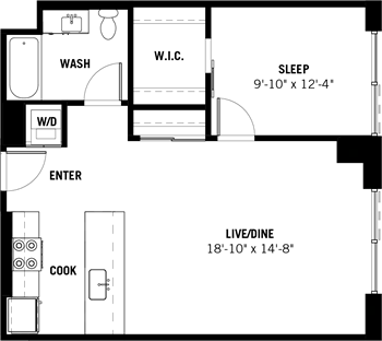 Unit 1114 floor plan