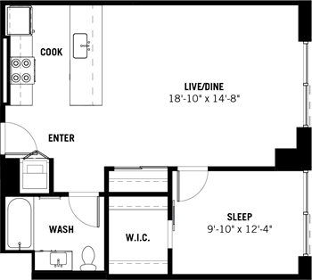 Unit 0512 floor plan