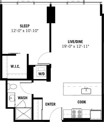 Unit 0504 floor plan