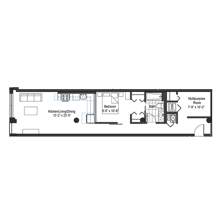 Unit 324 floor plan