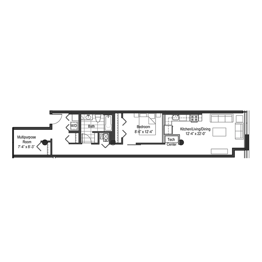 Unit 315 floor plan