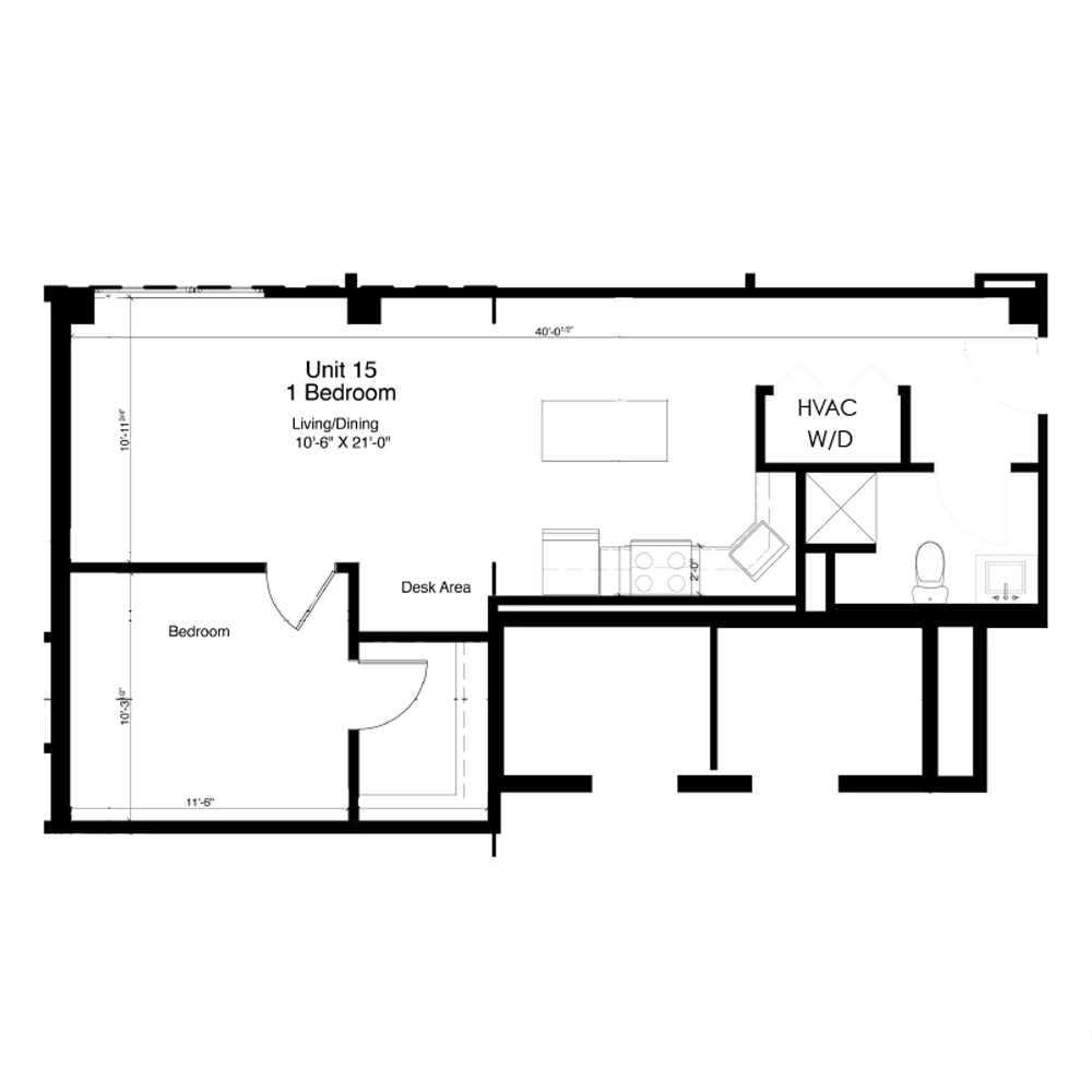Unit 0515 floor plan
