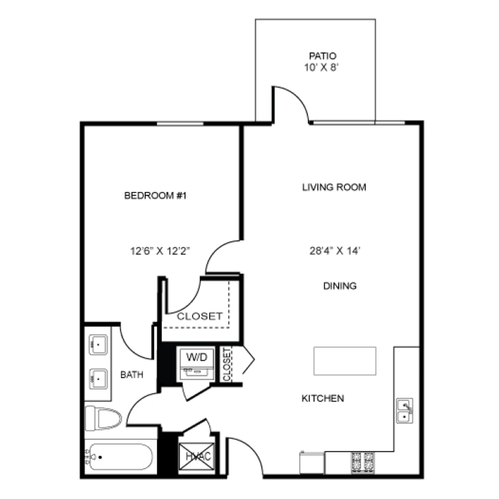 Unit 0506 floor plan