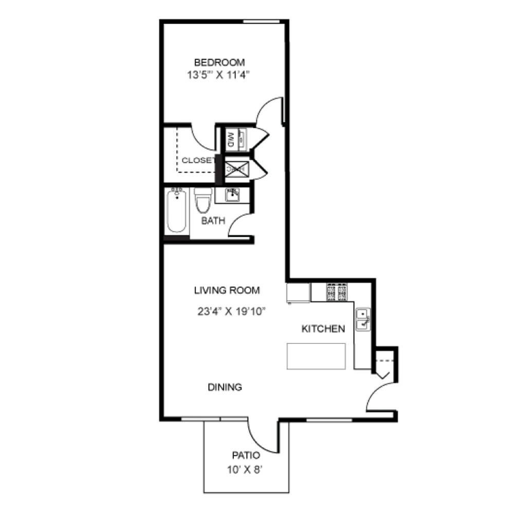 Unit 0509 floor plan